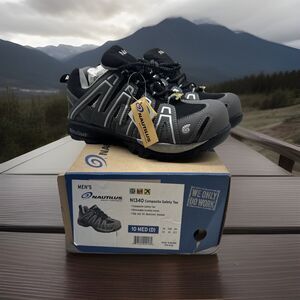 Nautilus Safety Footwear Men's Athletic Composite Toe Work Shoe Grey - N1340, Gr